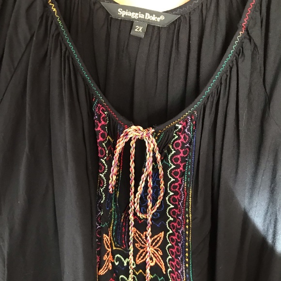 Fiesta dress! Beautiful and colorful! Plus sized - Picture 5 of 7